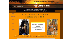 Desktop Screenshot of mobiletanningsolutions.com